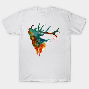 Red Deer Stag Bellowing T-Shirt